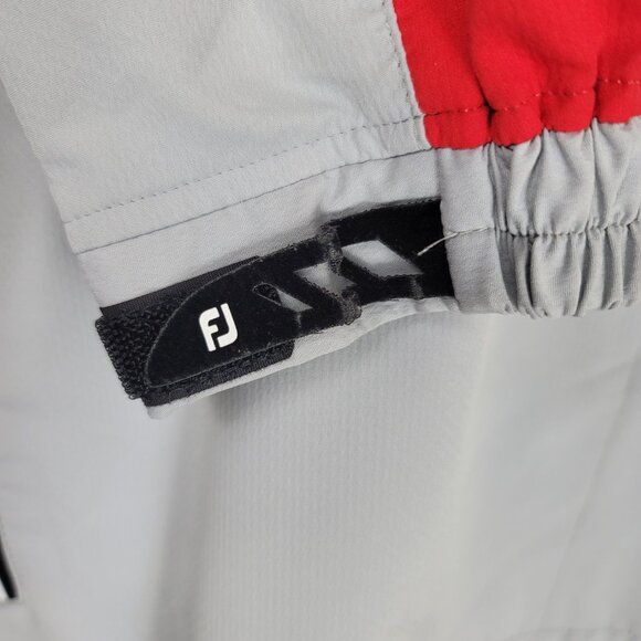 FootJoy Golf Quarter-Zip Pullover Jacket Windbreaker Men's XL - Picture 10 of 12
